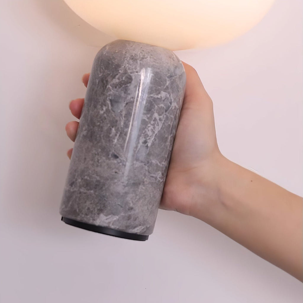 Arno Sphere Marble Table Lamp