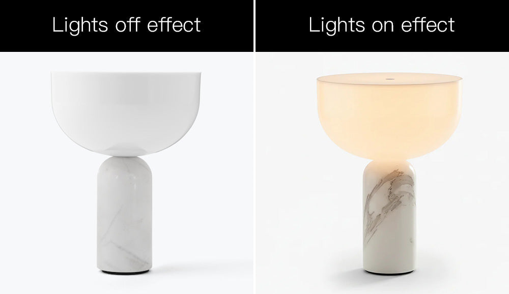 Arno Sphere Marble Table Lamp