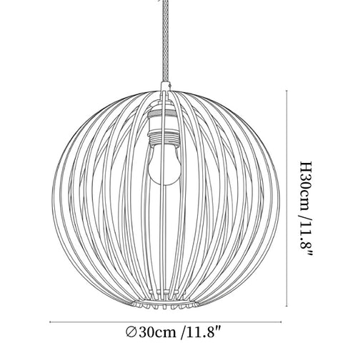 Arova Wood Pendant Lamp