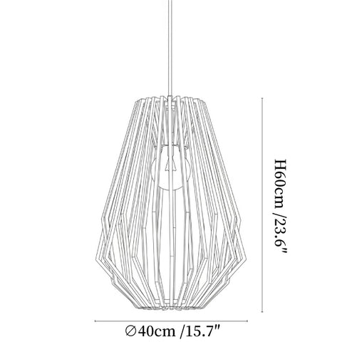Arova Wood Pendant Lamp