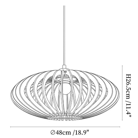 Arova Wood Pendant Lamp
