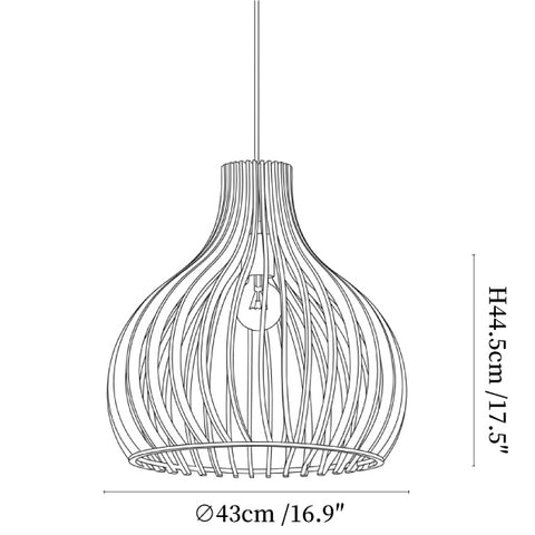Arova Wood Pendant Lamp