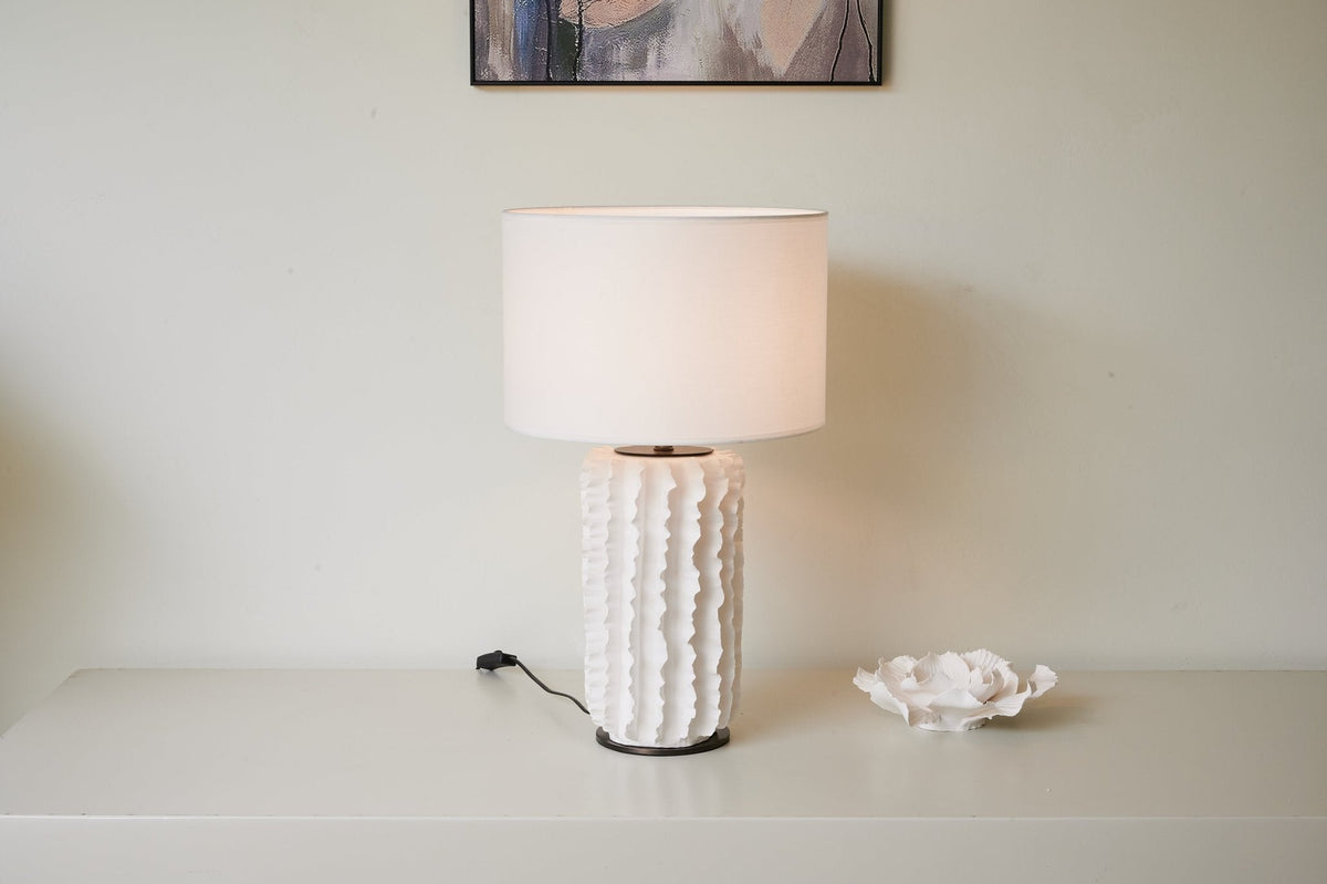 Arroyo Sculpted Ceramic Table Lamp