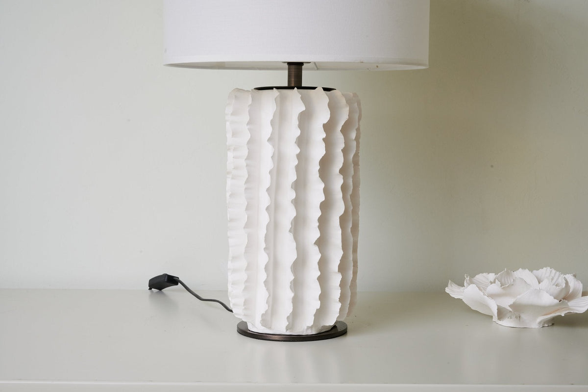 Arroyo Sculpted Ceramic Table Lamp