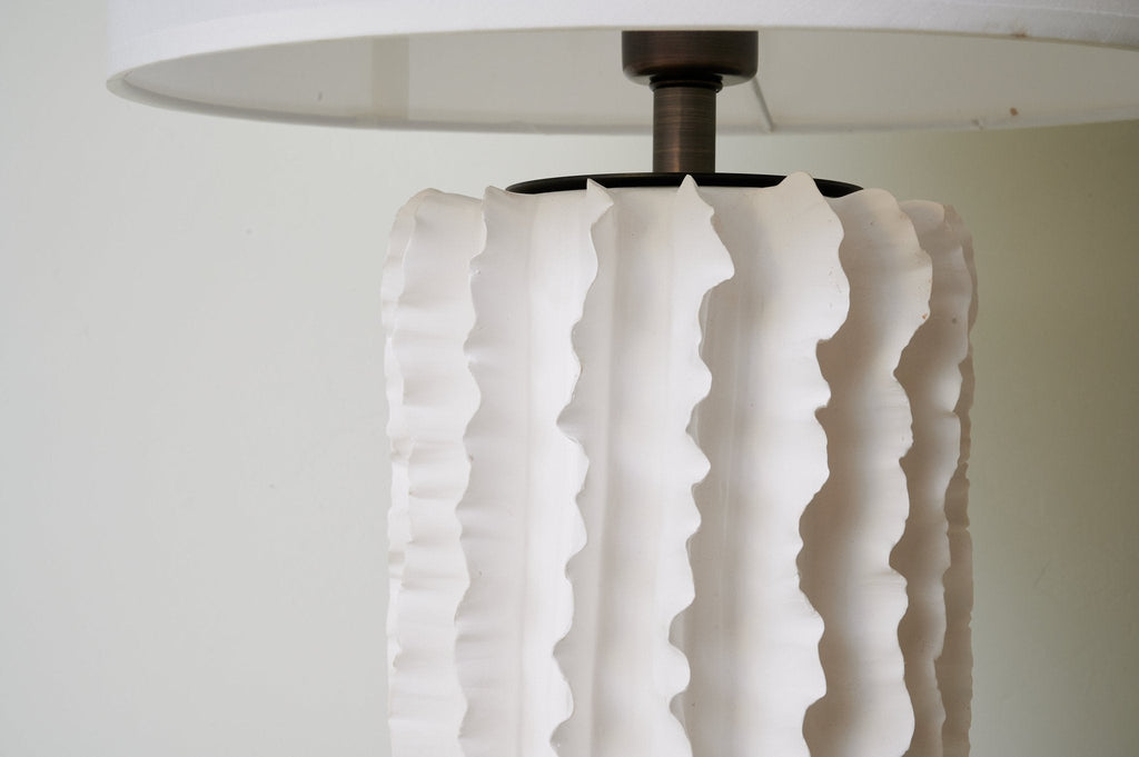 Arroyo Sculpted Ceramic Table Lamp