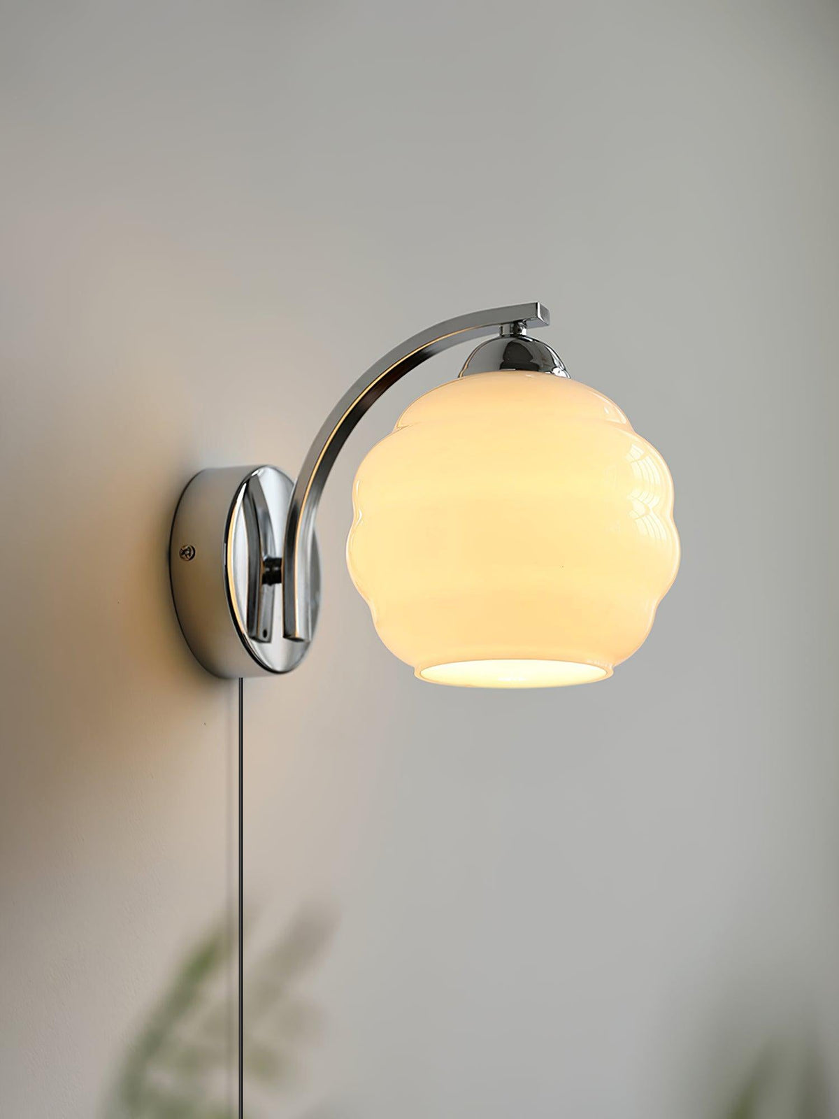 Art Deco Plug - in Wall Lamp