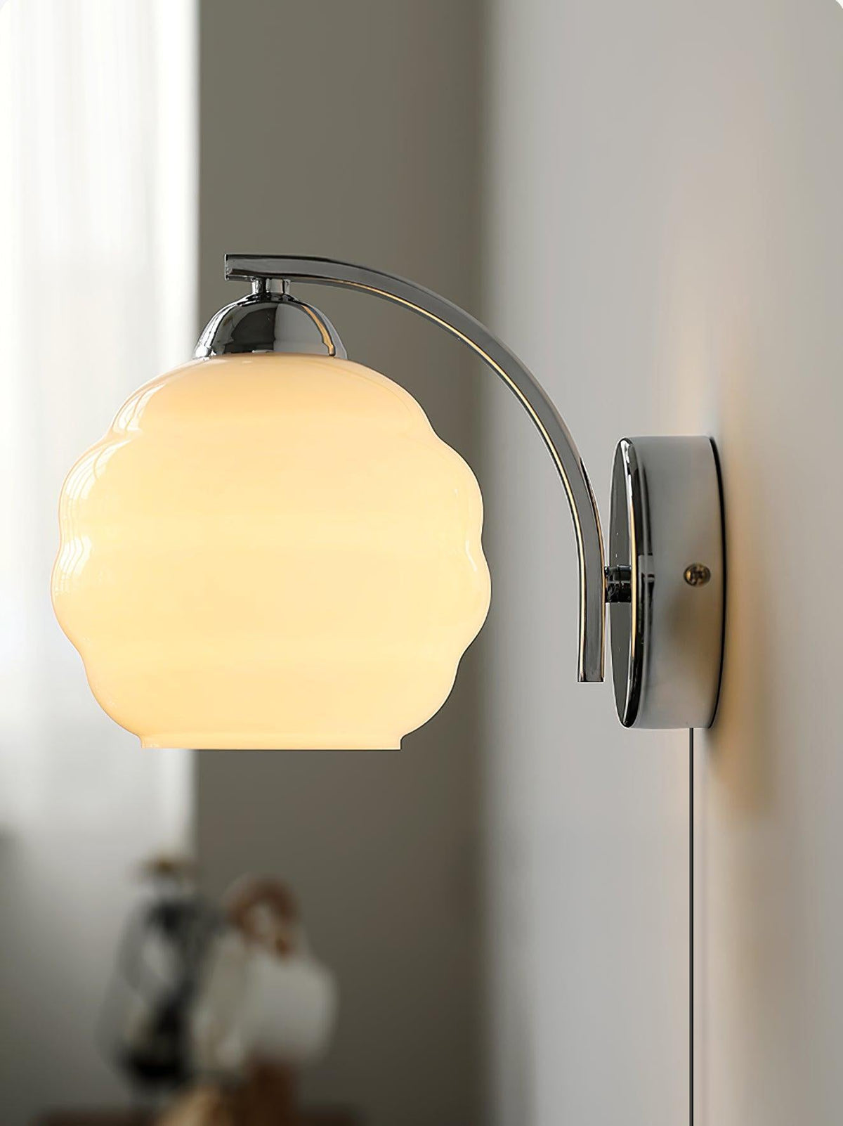 Art Deco Plug - in Wall Lamp
