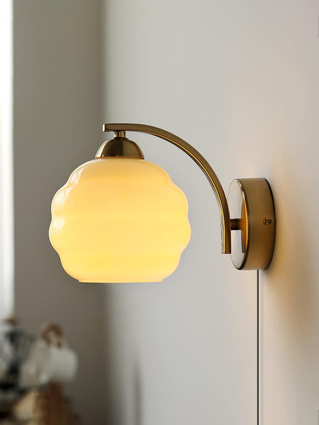 Art Deco Plug - in Wall Lamp