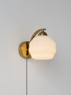 Art Deco Plug - in Wall Lamp