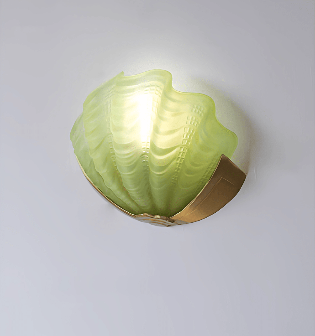 Art Deco Scallop Wall Light