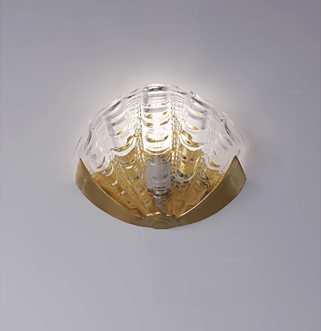 Art Deco Scallop Wall Light
