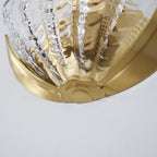 Art Deco Scallop Wall Light