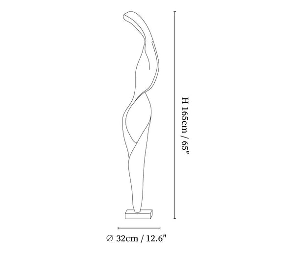 Art Design Torch Floor Lamp