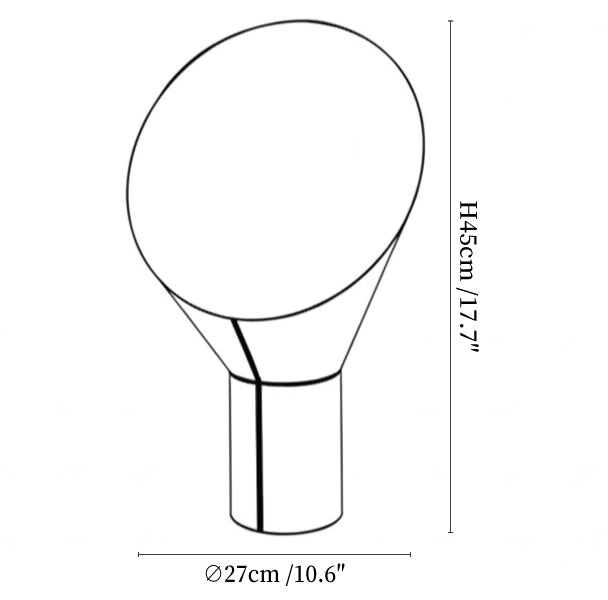 Artful Outline Table Lamp