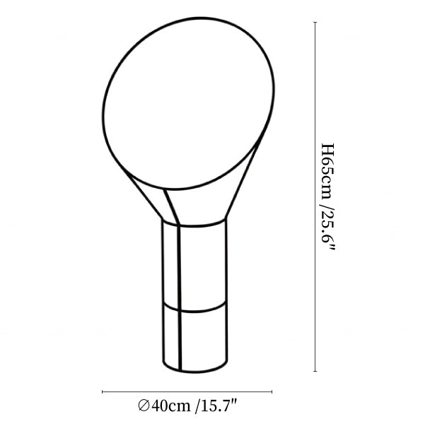 Artful Outline Table Lamp