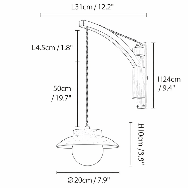 Artisan Arc Wall Lamp