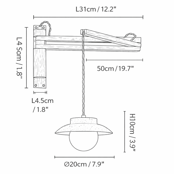 Artisan Arc Wall Lamp