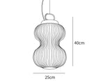 Artistic Gourd Pendant Light