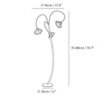 Artistic Lotus Leaf Floor Lamp