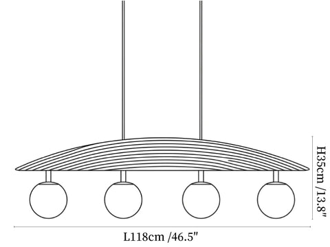 Arvella Arc Chandelier