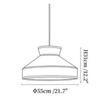 Harvest Woven Rattan Pendant Lamp