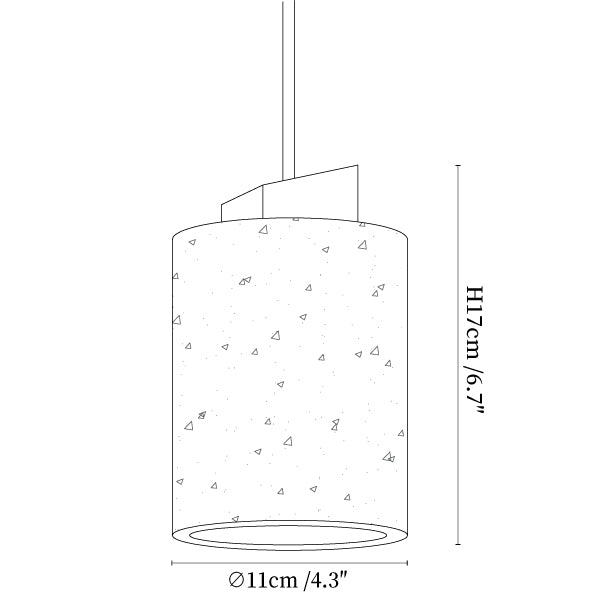 Arvo Cylinder Pendant Lamp