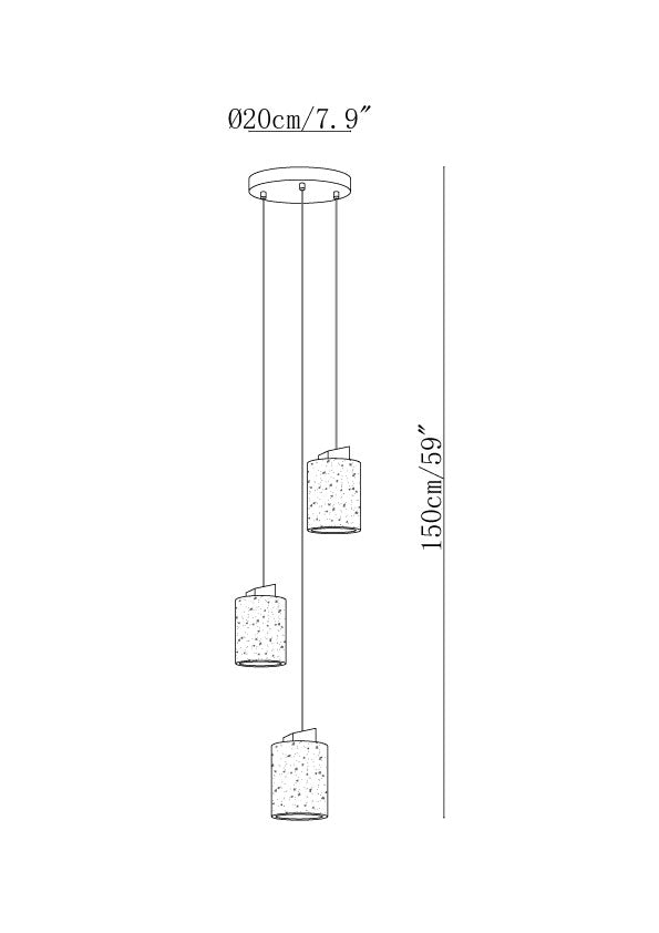 Arvo Cylinder Pendant Lamp