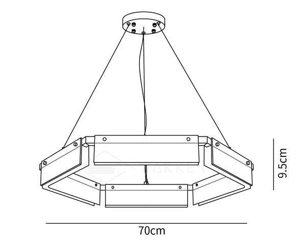 Asner LED Chandelier