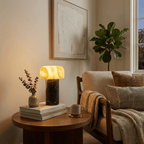 Asteria Natural Stone Rechargeable Table Lamp