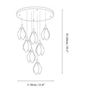 Astralis Bloom Stairs Chandelier