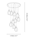Astralis Bloom Stairs Chandelier