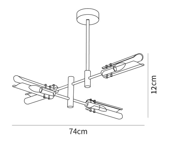 Astrid Double Chandelier