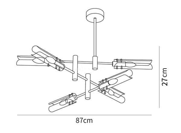 Astrid Double Chandelier