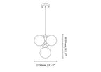 Astrium Arc Chandelier