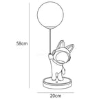 Astronaut and Planet Lamp