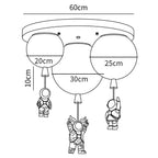 Astronaut Glossy Balloon Ceiling Lamp