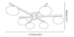 Globe Sputnik Ceiling Lamp