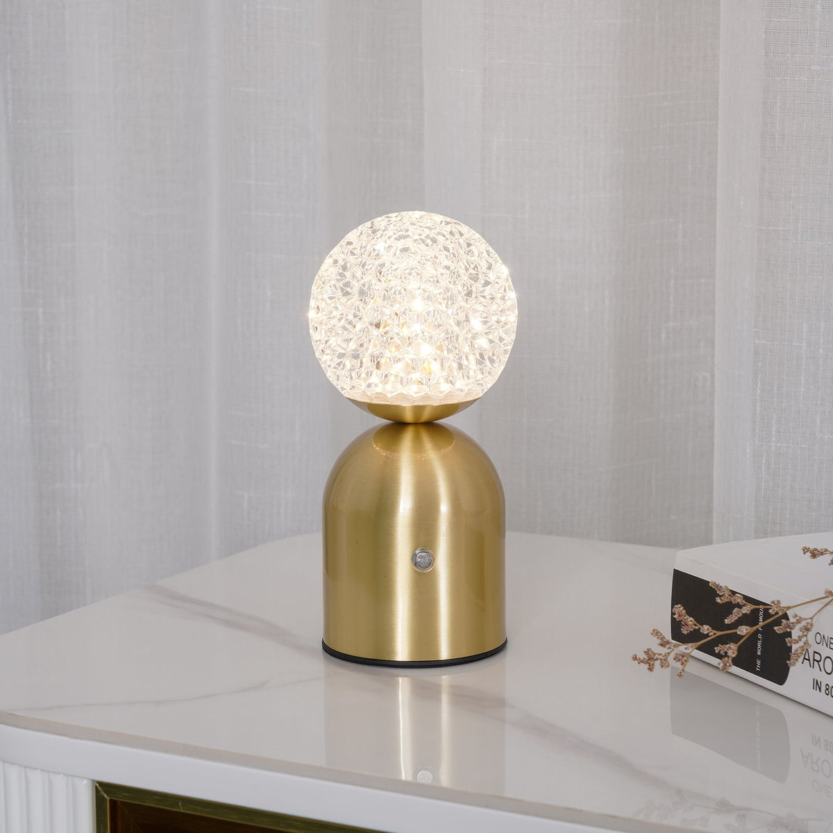 Atlas Built - in Battery Table Lamp