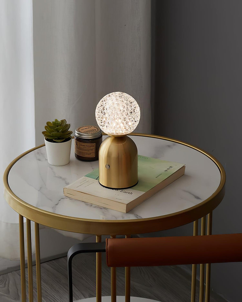 Atlas Built - in Battery Table Lamp