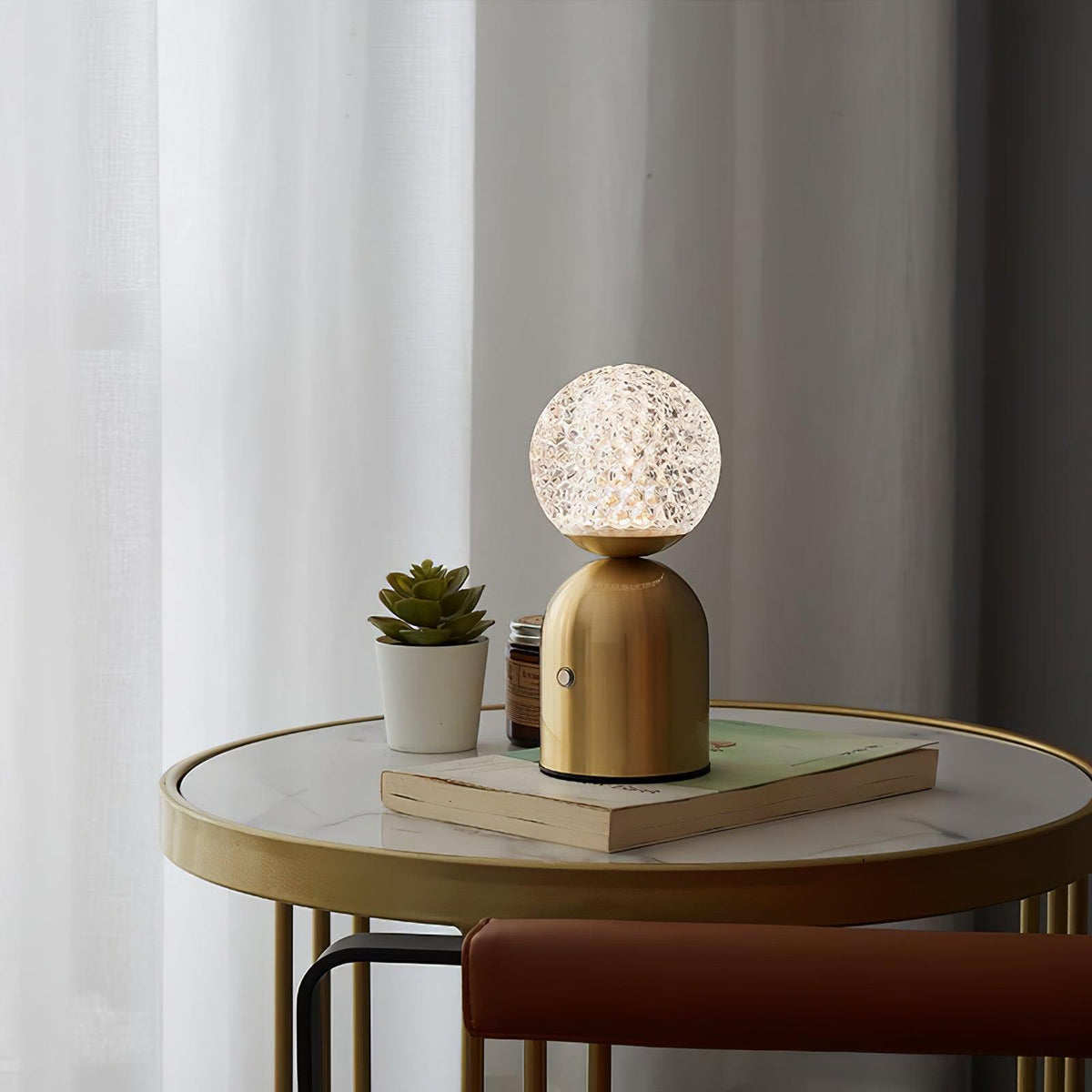 Atlas Built - in Battery Table Lamp