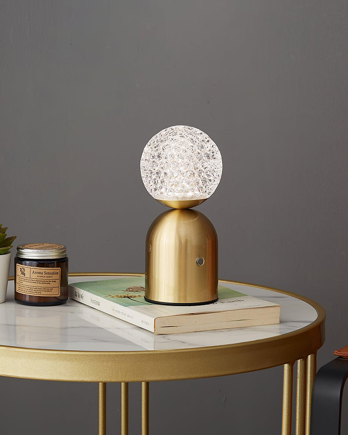 Atlas Built - in Battery Table Lamp
