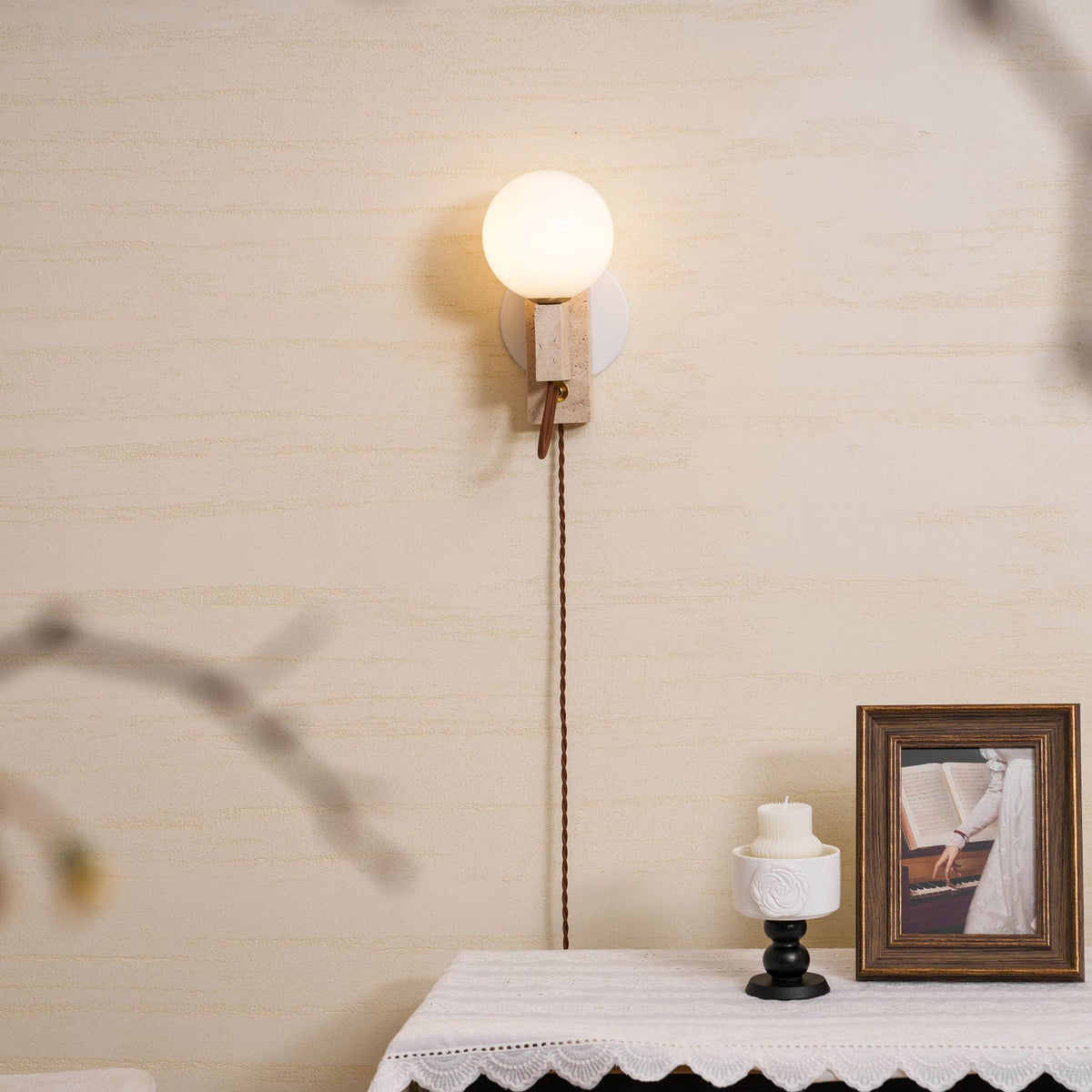 Atlas Globe Wall Sconce