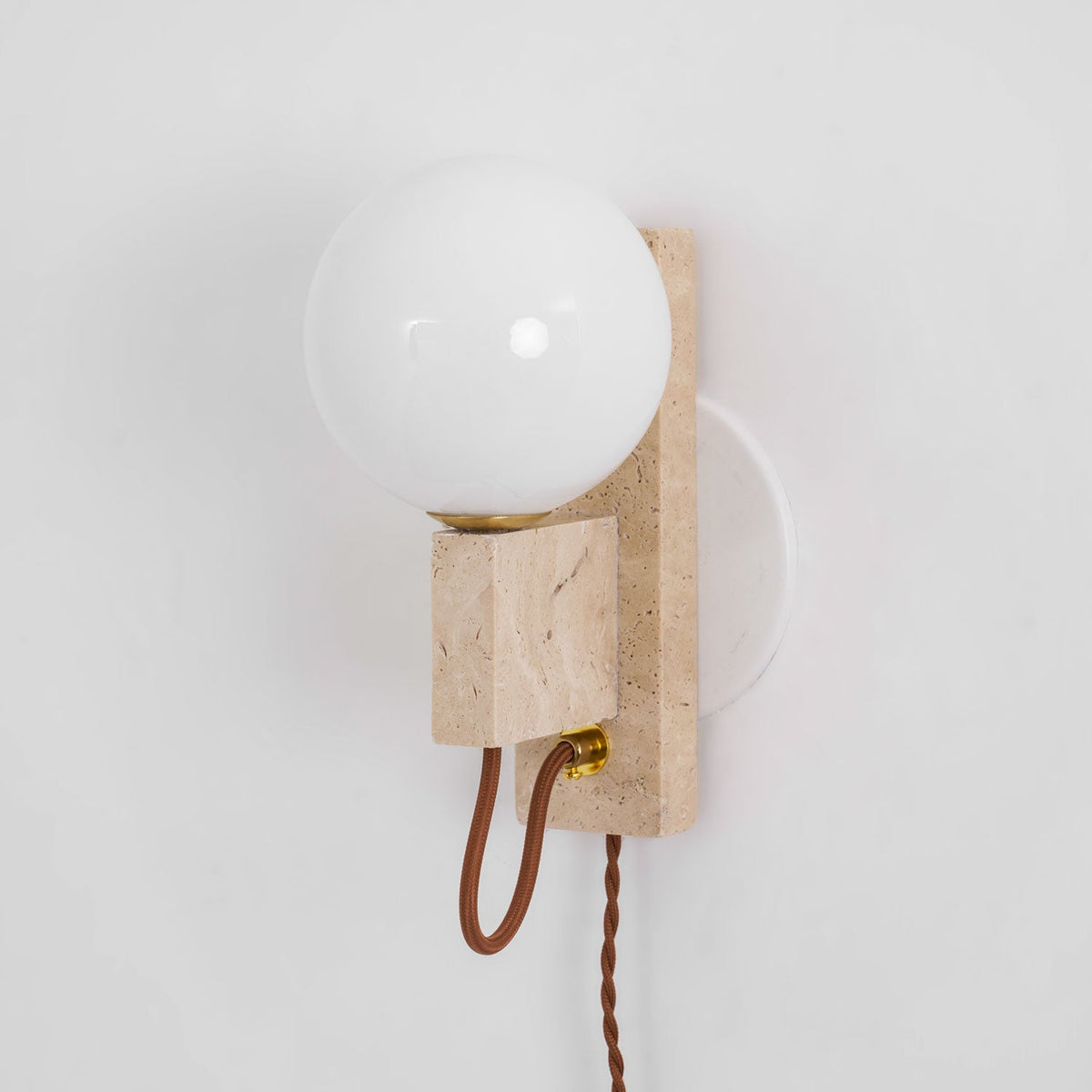 Atlas Globe Wall Sconce