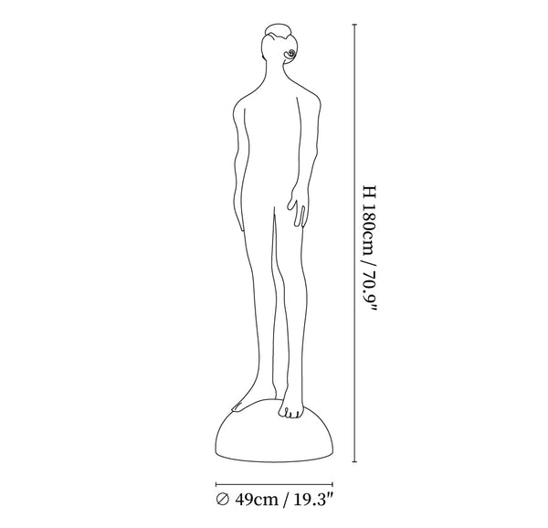 Atlas Guardian Sculpture Floor Ornaments