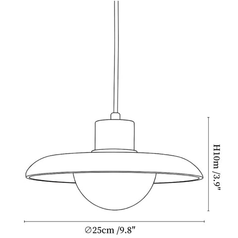 Atria Stone Dome Pendant Lamp