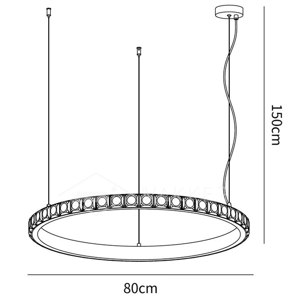 Aura Ring Chandelier