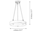 Aurelia Alabaster Disc Pendant Light