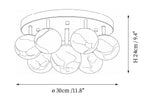 Aurelia Alabaster Globe Ceiling Light