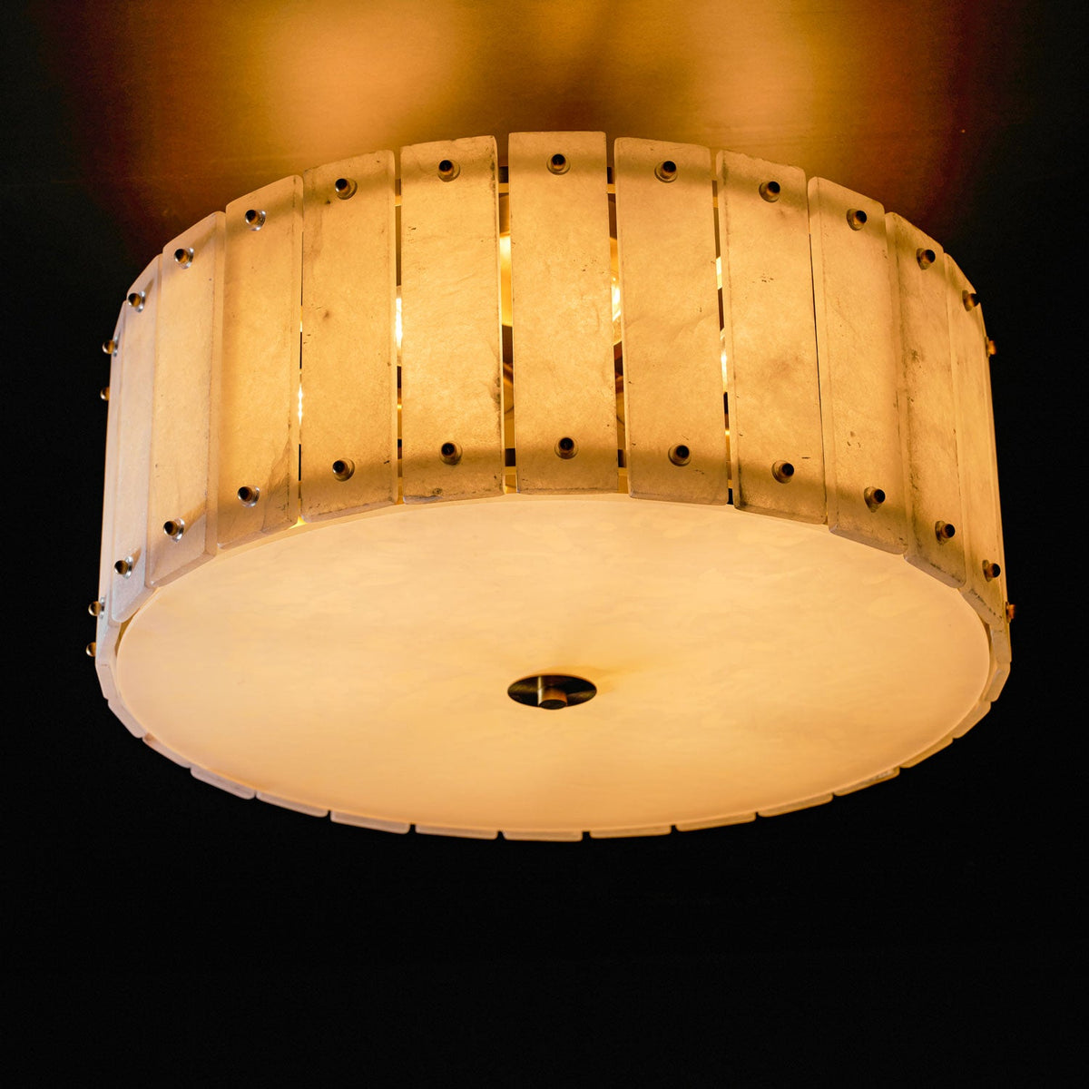 Aurelia Alabaster Ring Ceiling Lamp