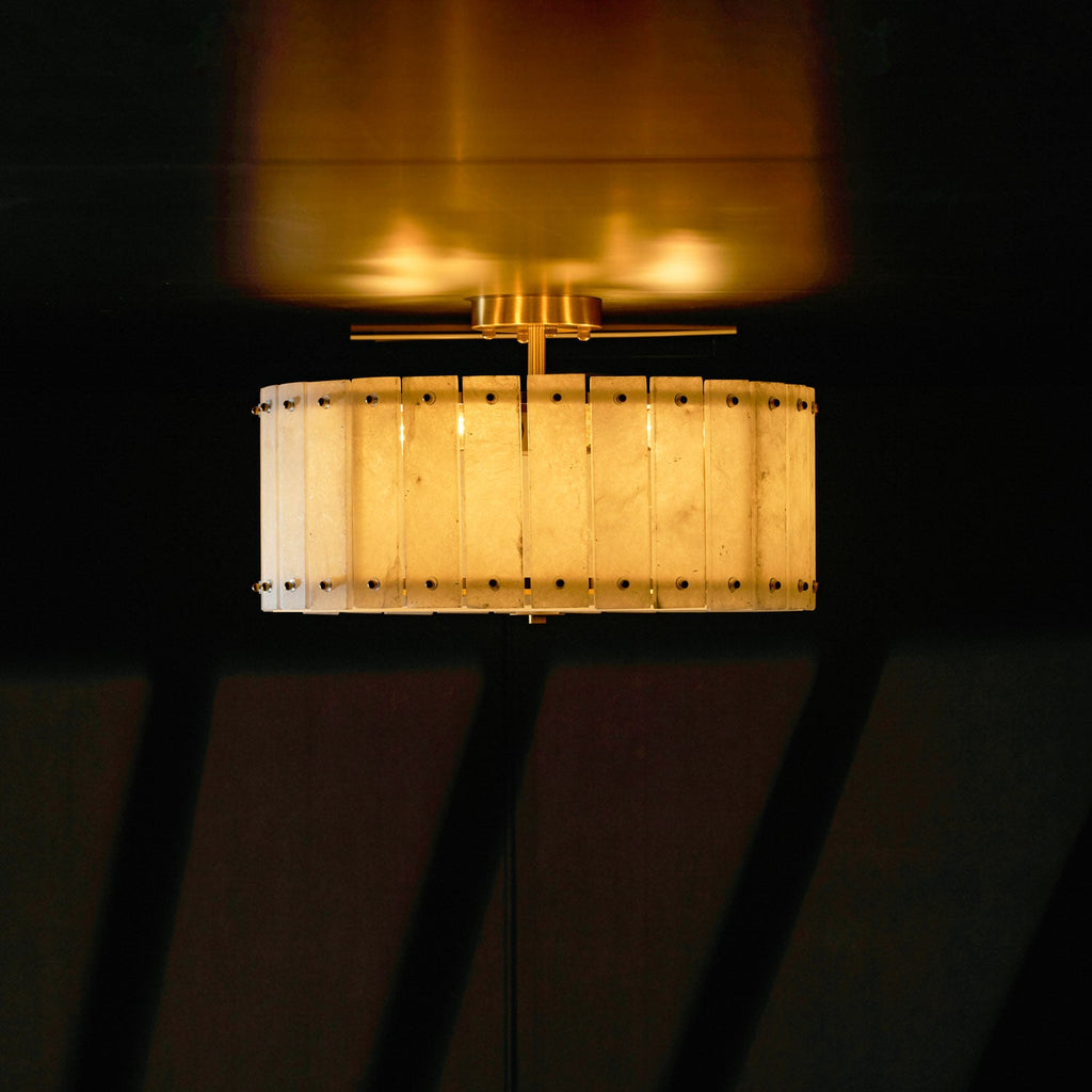 Aurelia Alabaster Ring Ceiling Lamp
